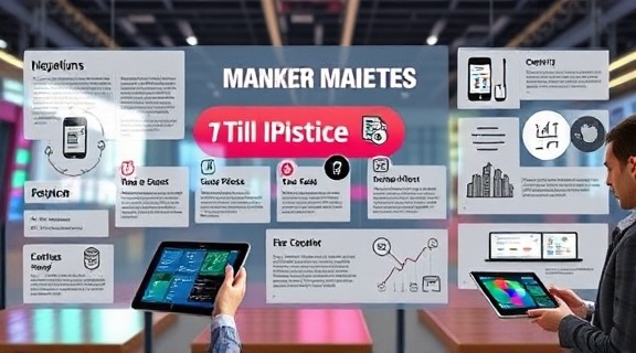 informative marketing infographic, analytical, explaining, photorealistic, in a tech-savvy environment with tablets and interactive displays, highly detailed, step-by-step graphical representation, 8k resolution, pastel colors, even lighting, shot with a 24-70mm zoom lens.